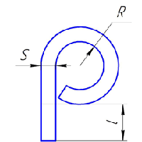 Hinge curling